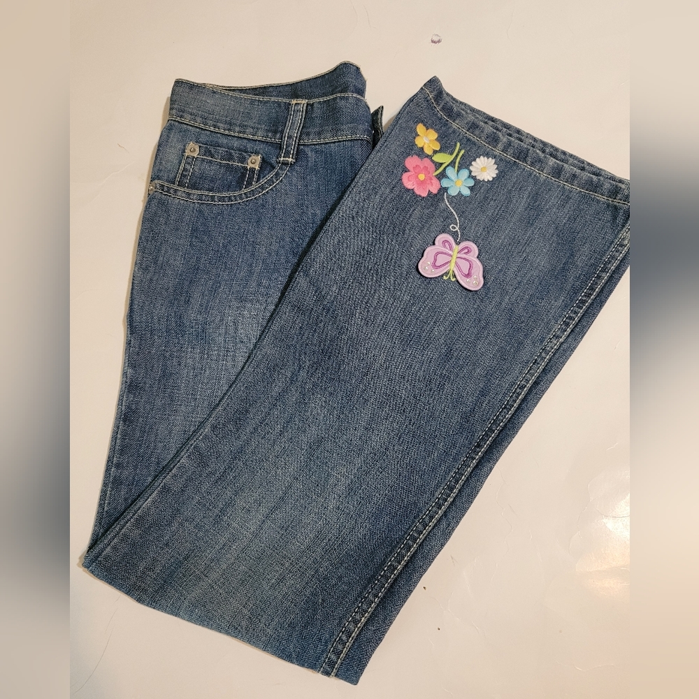 Girls Gymboree bootcut jeans, size 9